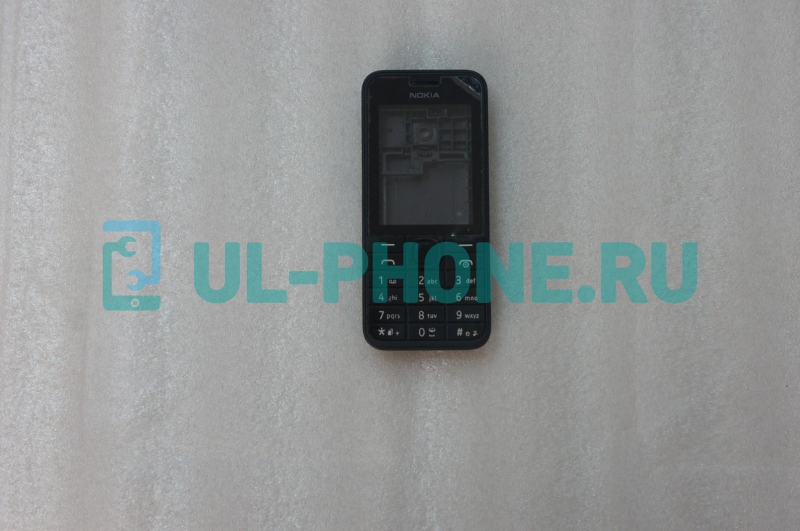 Корпус для Nokia 208 черный