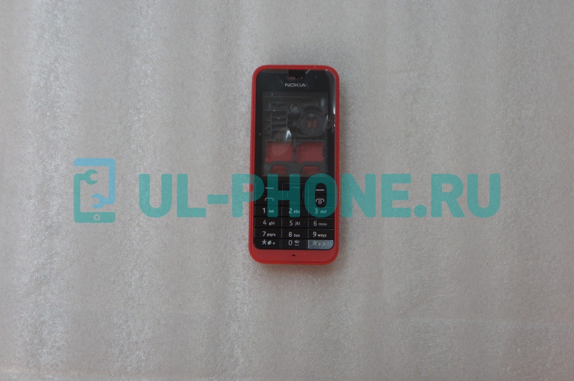 Корпус для Nokia 220 красный