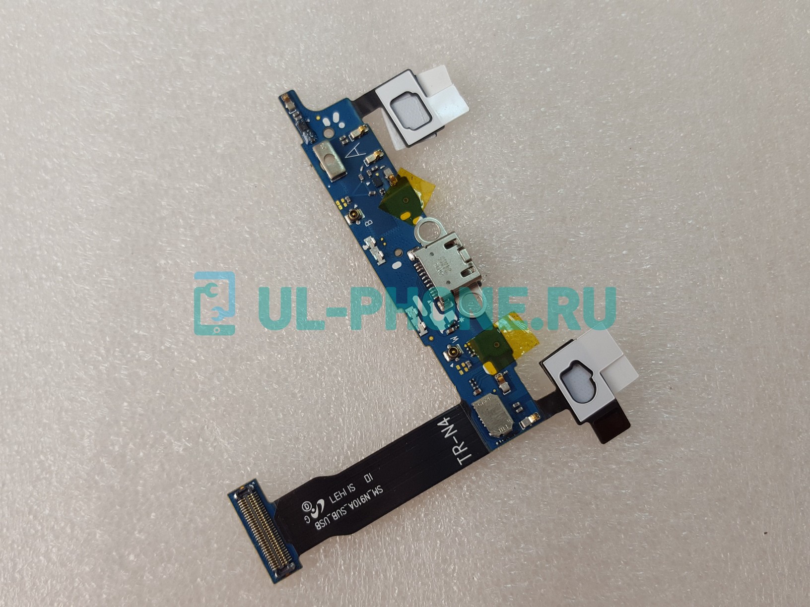 Шлейф для Samsung N910 Galaxy Note 4 + разъем зарядки (оригинал)