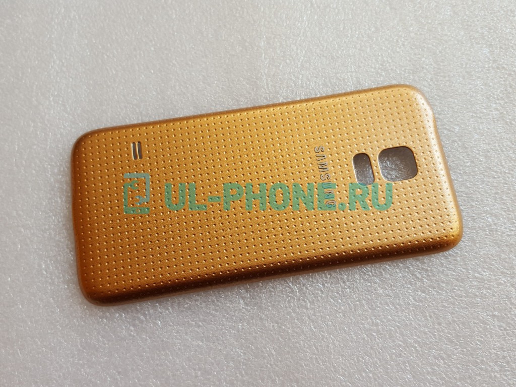 Задняя крышка для Samsung Gaxlaxy S5 mini SM-G800F / G800H (золотая)