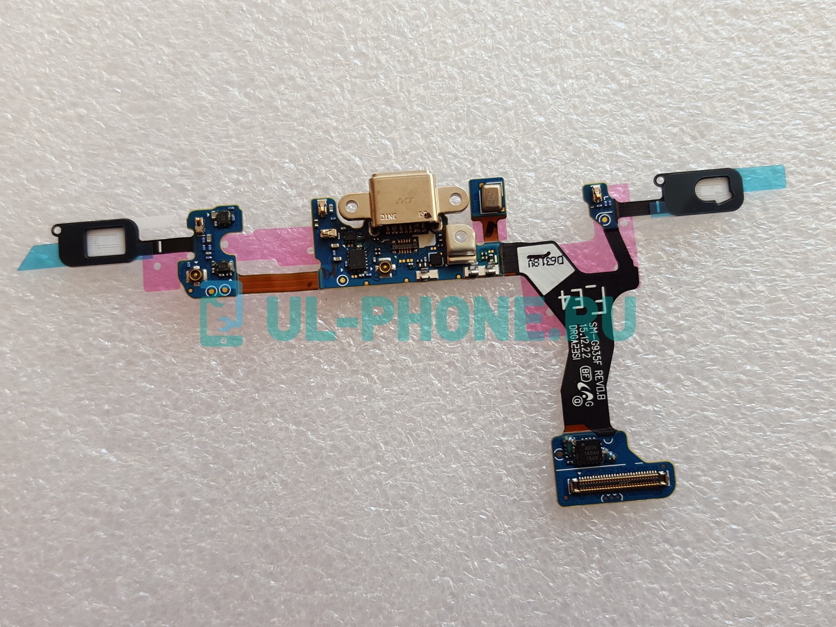 Шлейф для Samsung S7 Edge SM-G935 + разъем зарядки (оригинал)