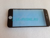 Стекло для iPhone 6S в рамке, с олеофобным покрытием черное