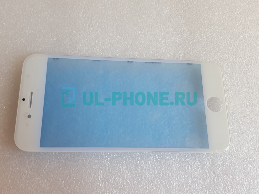 Стекло для iPhone 6S в рамке, с олеофобным покрытием белое