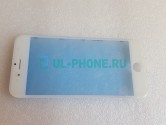 Стекло для iPhone 6S в рамке, с олеофобным покрытием белое
