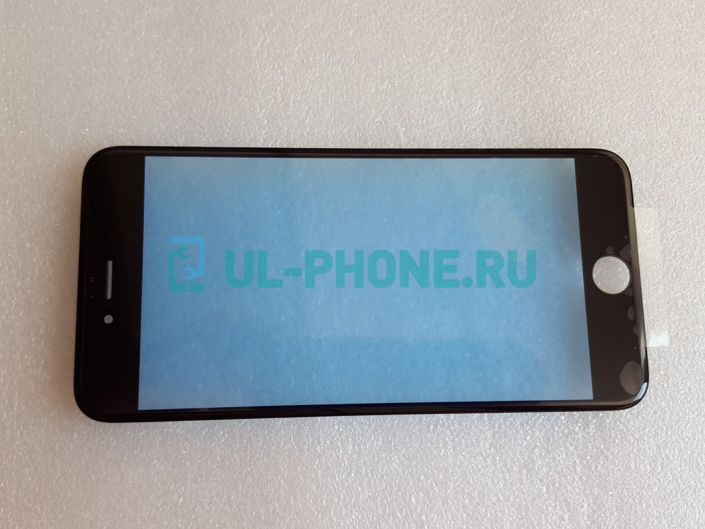 Стекло для iPhone 6S Plus в рамке, с олеофобным покрытием черное