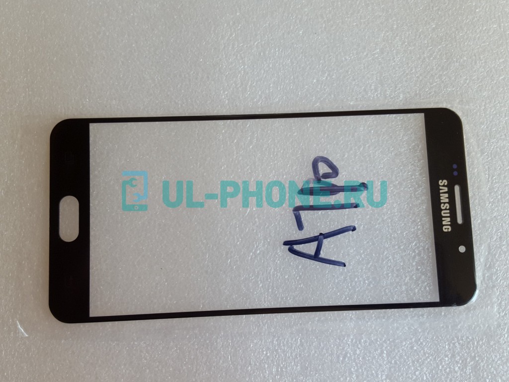 Стекло для Samsung A7 SM-A710 (2016) черное