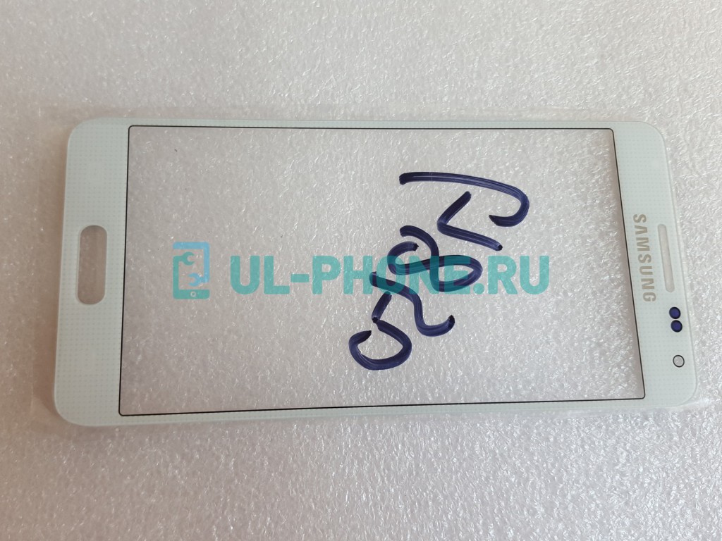 Стекло для Samsung Galaxy Alpha SM-G850F белое