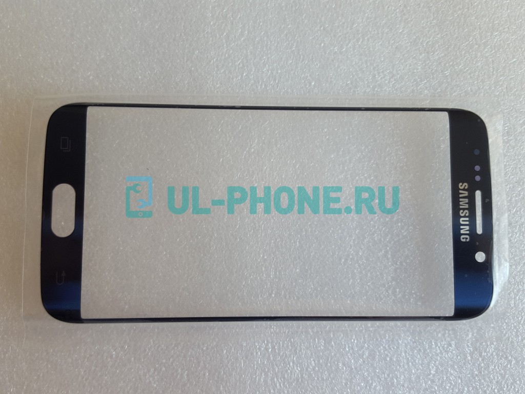 Стекло для Samsung Galaxy S6 Edge G925F (оригинал) синее