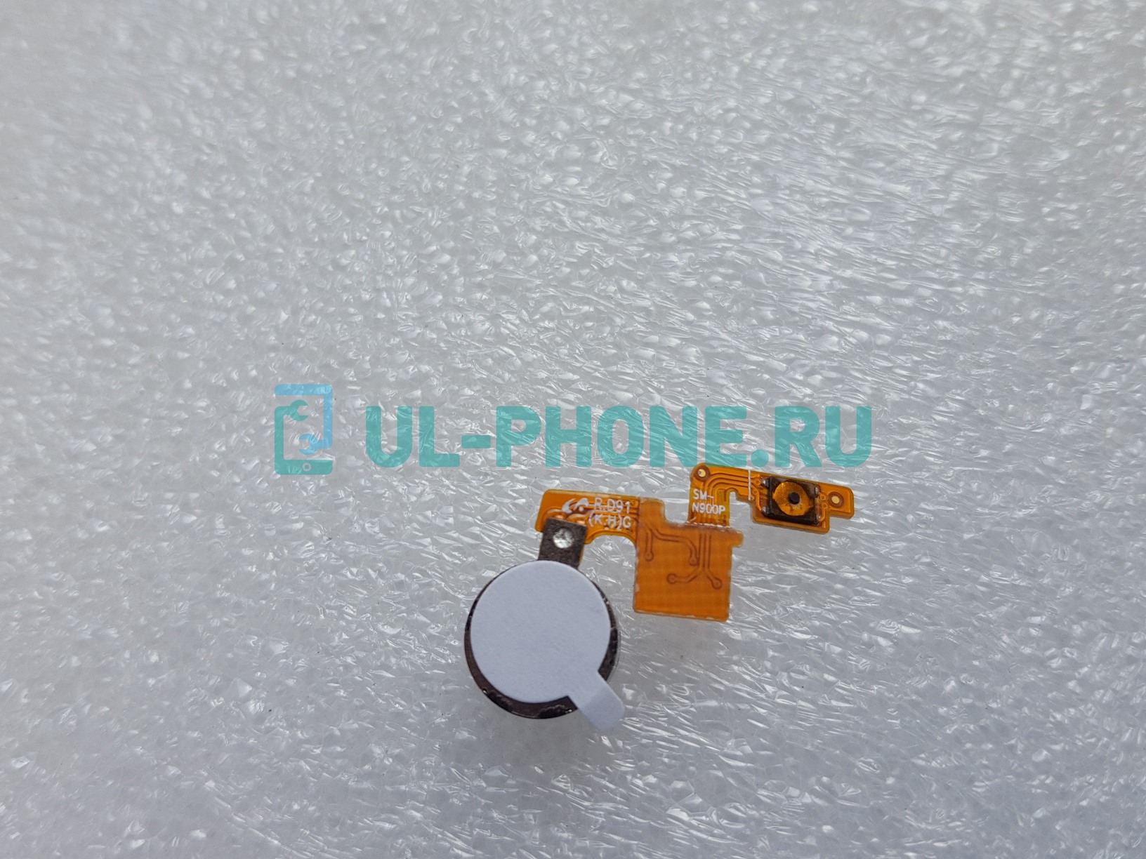 Шлейф для Samsung SM-N900 / N9005 Galaxy Note 3 + вибро + кнопка включения (оригинал)