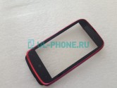 Тачскрин для Nokia 610 (в рамке) оригинал розовый