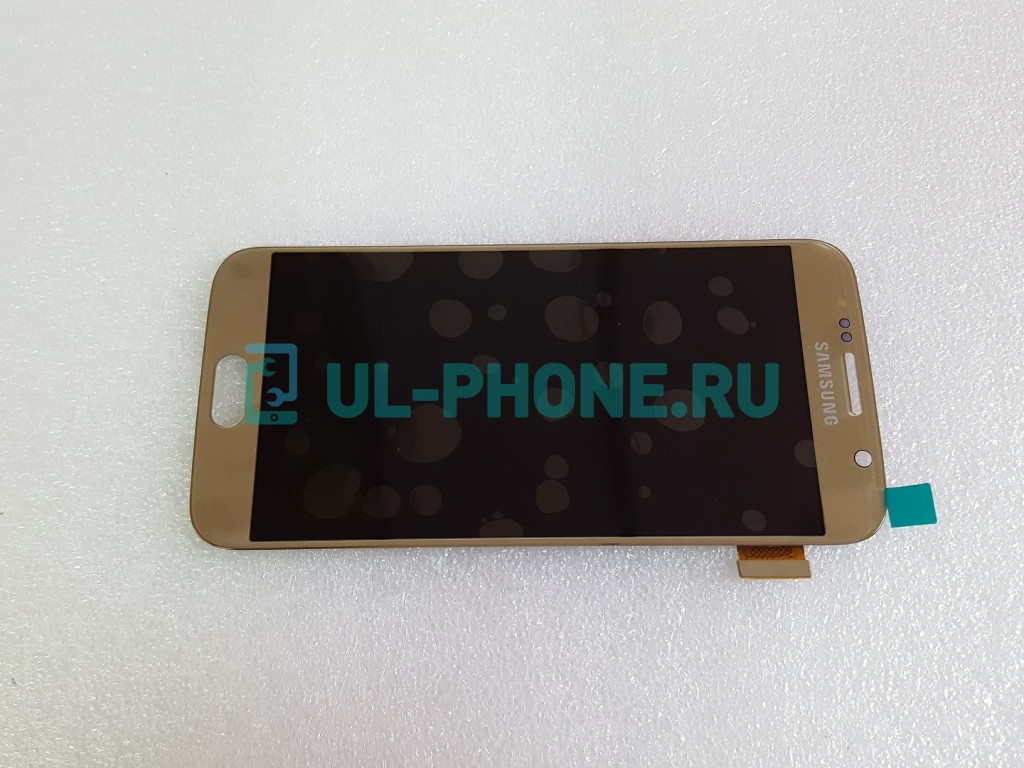 Дисплей + тачскрин для Samsung Galaxy S6 G920F/ G920FD (оригинал) золотой
