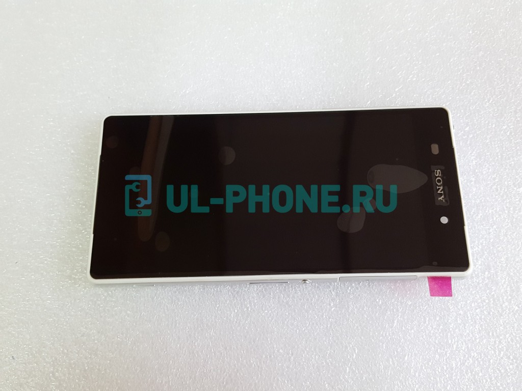 Дисплей + тачскрин для Sony Xperia Z2 (D6503) (AAA) в рамке белый