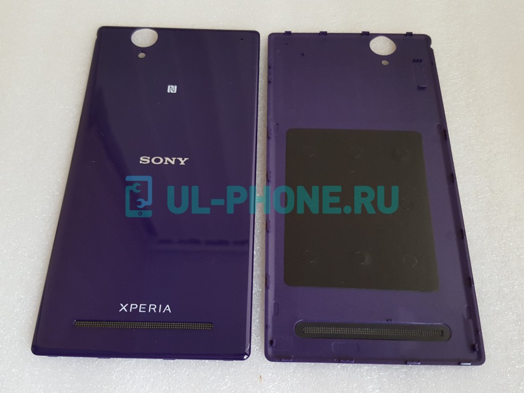 Задняя крышка для Sony Xperia T2 (D5322 / D5303) фиолетовая