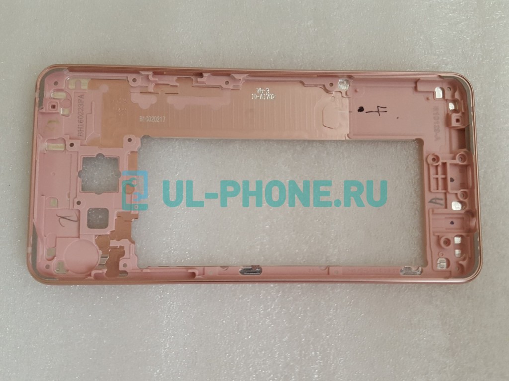 Средняя часть для Samsung SM-A510F GALAXY A5 (2016) розовая