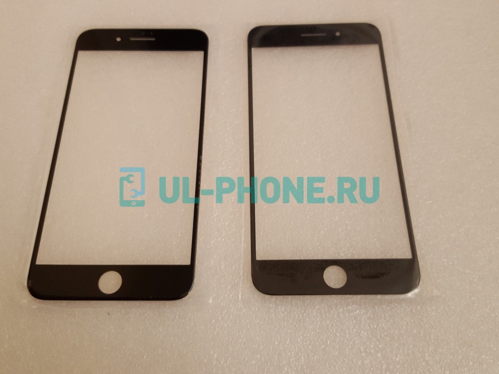 Стекло для iPhone 7 черное