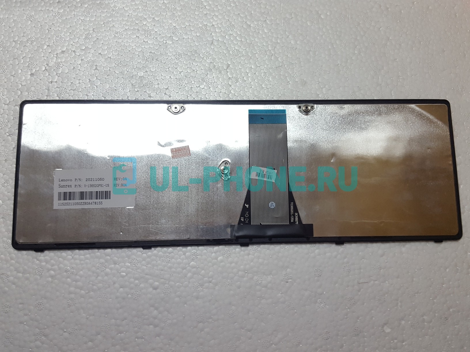 Клавиатура для ноутбука Lenovo IdeaPad Flex 15, G500S, G505A, G505G, G505S, S500, S510, S510p, Z510 черная, рамка черная