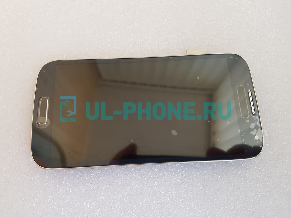 Дисплей + тачскрин для Samsung GT-I9500 / I9505 Galaxy S4 (TFT) в рамке, синий