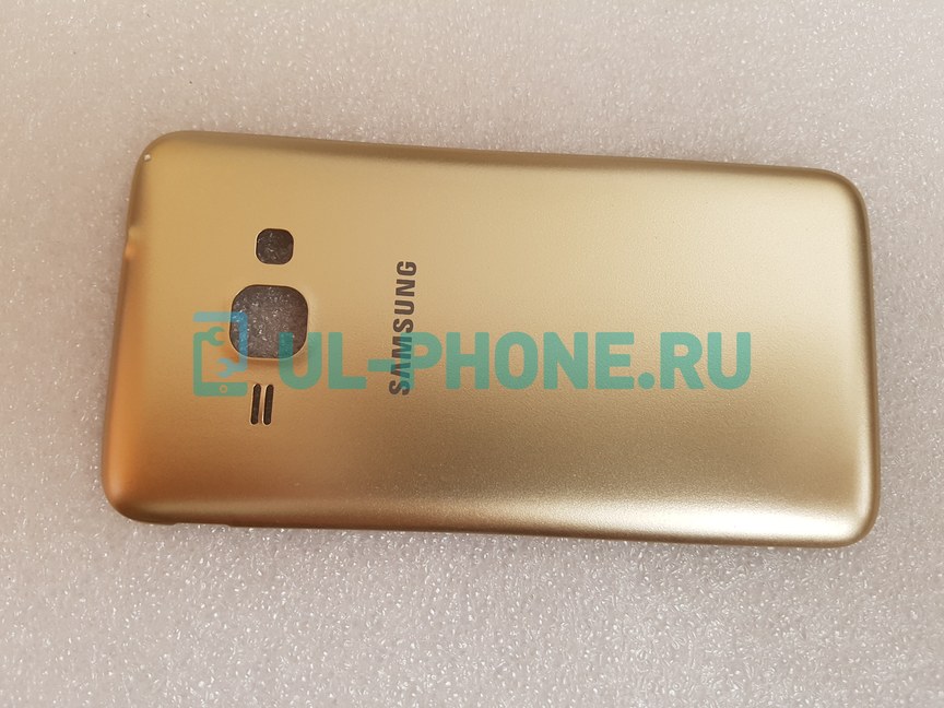Задняя крышка для Samsung SM-J120F/H/DS Galaxy J1 (2016) золотая