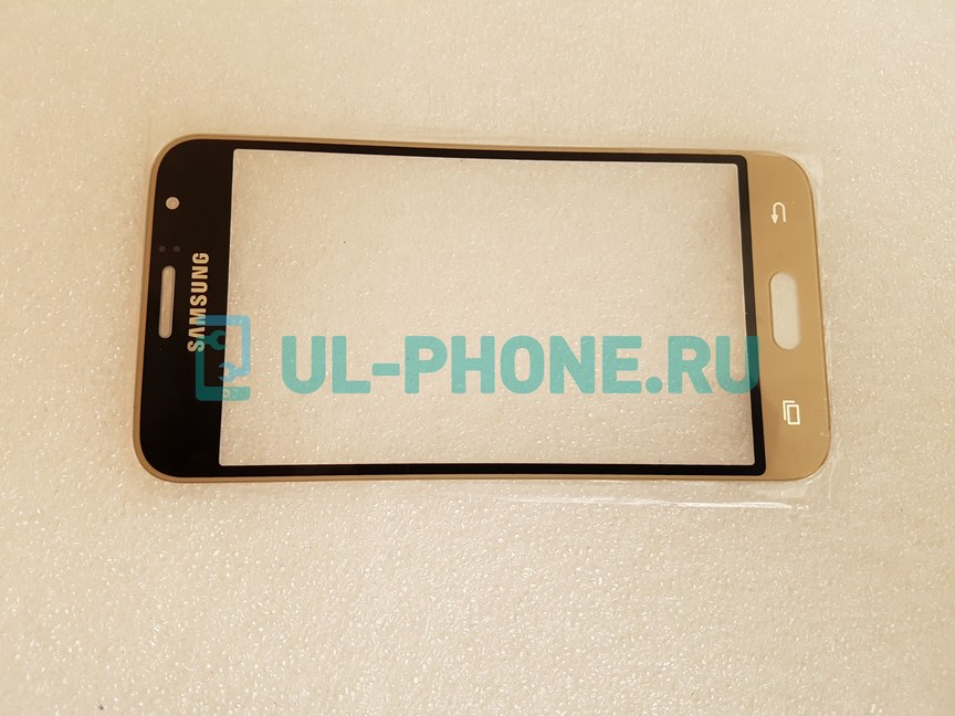 Стекло для Samsung SM-J120 Galaxy J1 (2016) золотое
