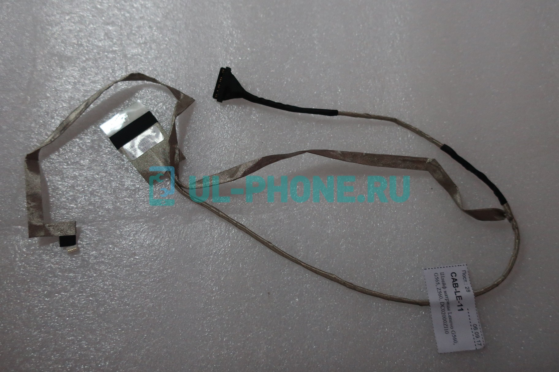 Шлейф матрицы для ноутбука Lenovo G560, G565, Z560, DC02000ZI10