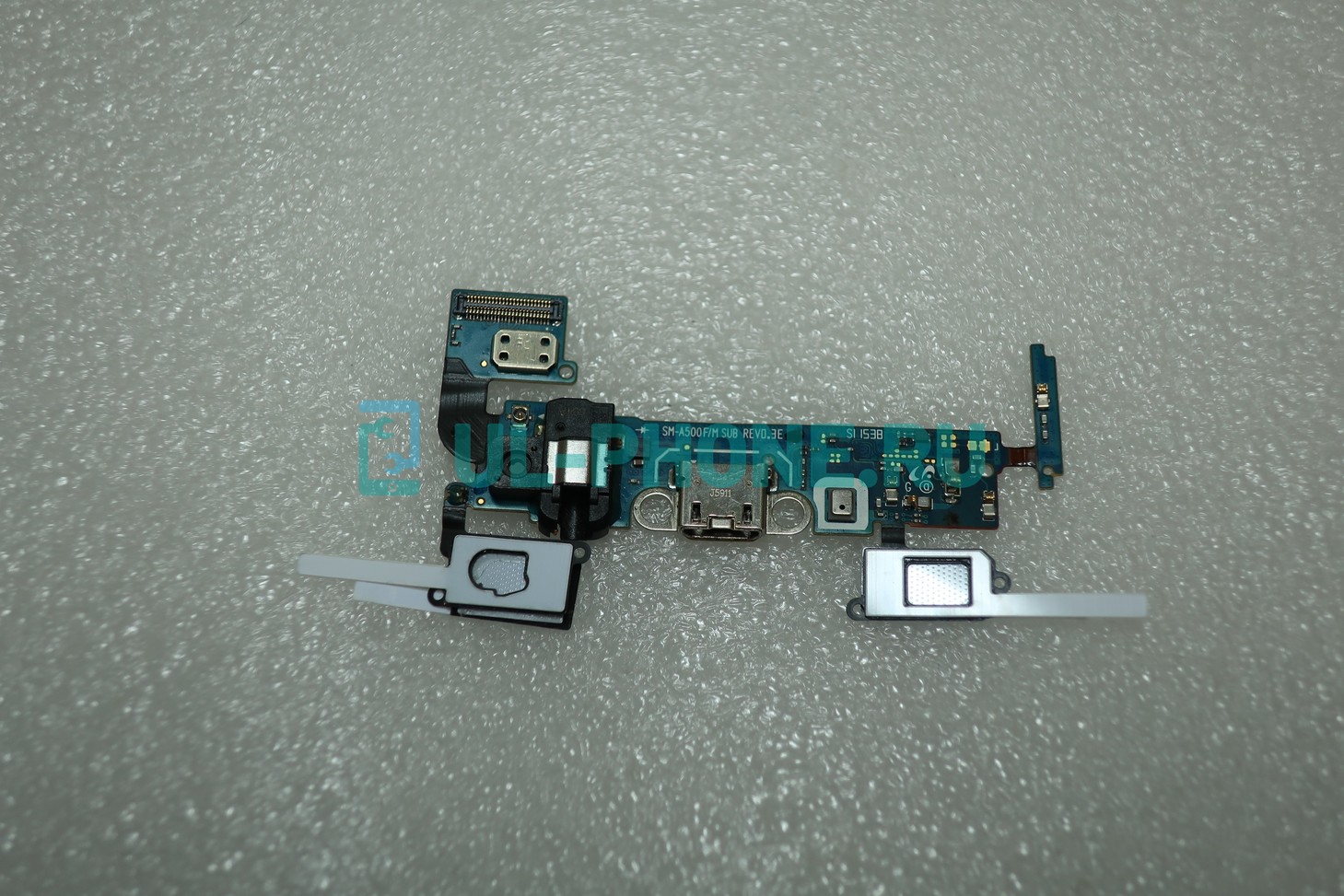 Шлейф для Samsung SM-A500F GALAXY A5 + разъем зарядки + home (rev0.3) ориг