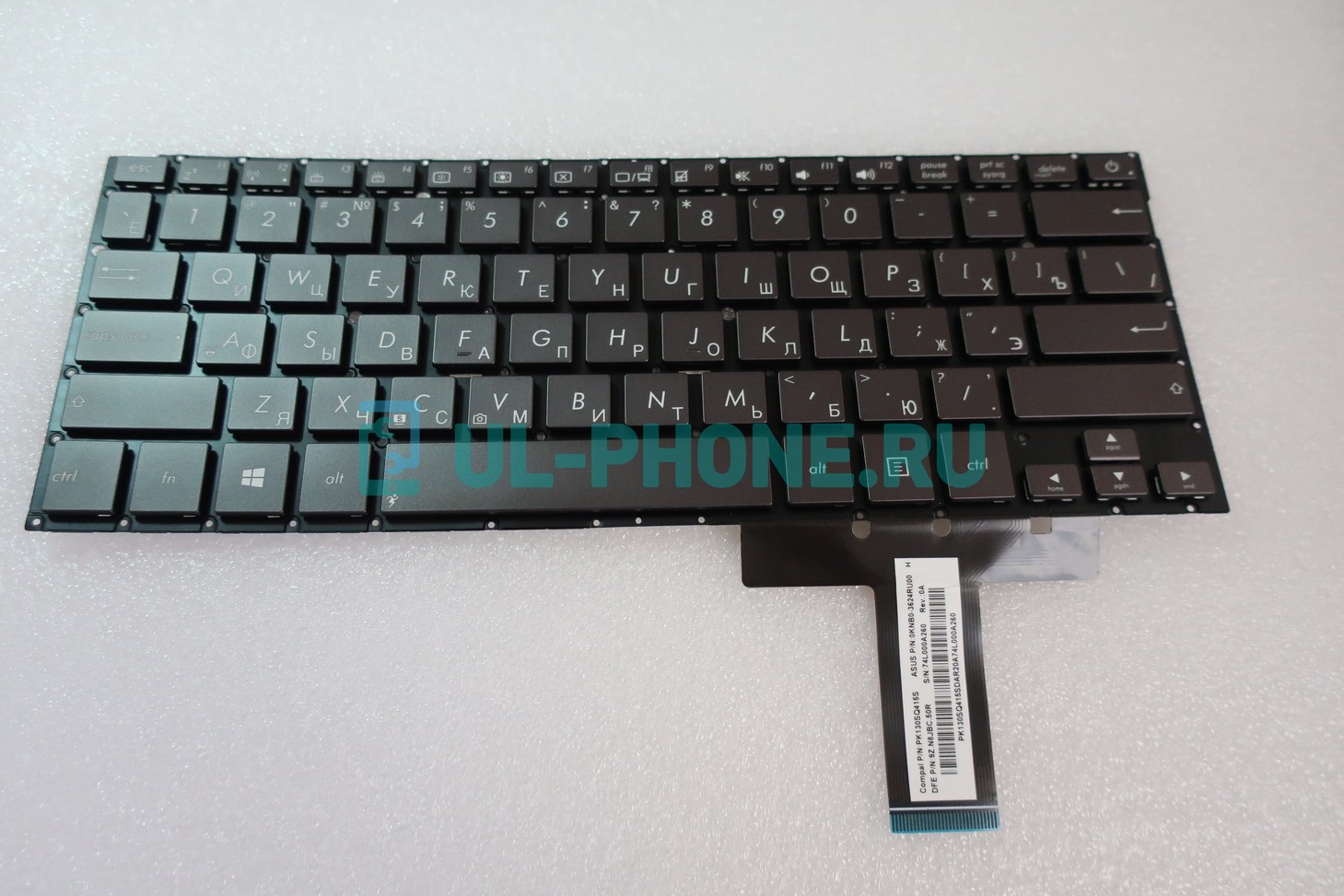 Клавиатура для ноутбука Asus UX31, UX31A, UX32, UX32A черная