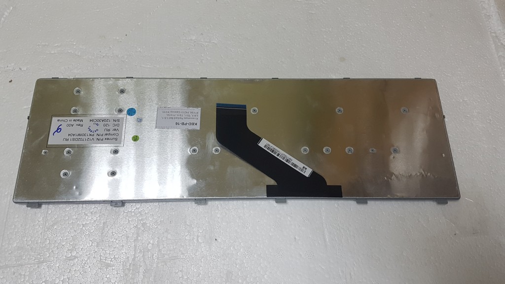 Клавиатура для ноутбука Packard Bell EasyNote TS13 / LK11BZ, LK13BZ, LS11, LS11HR, LS13, LS44, LV11, P5WS0, P7YSO, TS11, TS11HR, TS13, TS44, TV11, TX69, F4211 (серебряная)