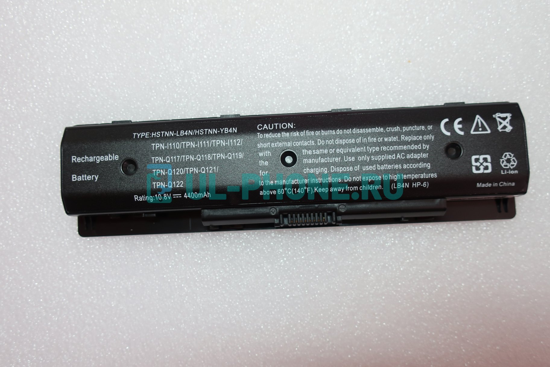 Аккумулятор для ноутбука HP Pavilion 15-e series, Envy 15-j, Envy 17-j, (HSTNN-LB4N, HSTNN-LB4O), 4400mAh, 10.8V