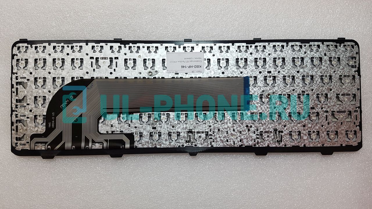 Клавиатура для ноутбука HP Pavilion 450 G2 черная, с рамкой