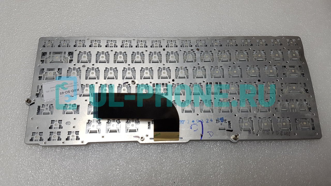 Клавиатура для ноутбука Sony Vaio VPC-SB, VPC-SD черная, без рамки
