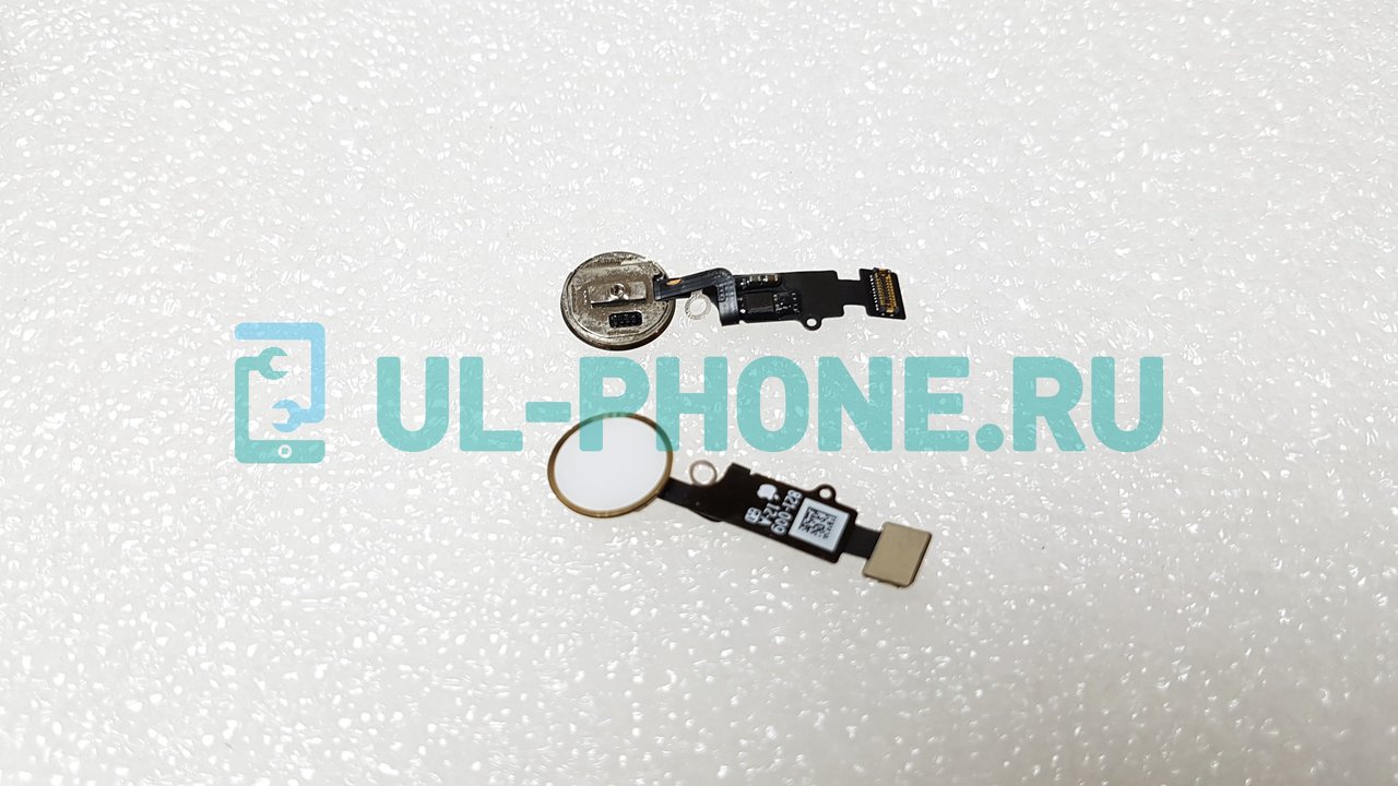 Шлейф для iPhone 7 Plus + кнопка Home (AAA) золотой