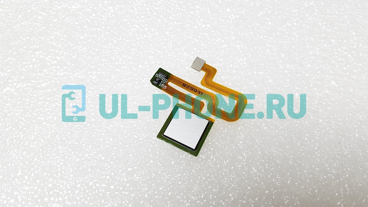 Шлейф для Xiaomi Redmi Note 3 Pro + кнопка Home (серебро)