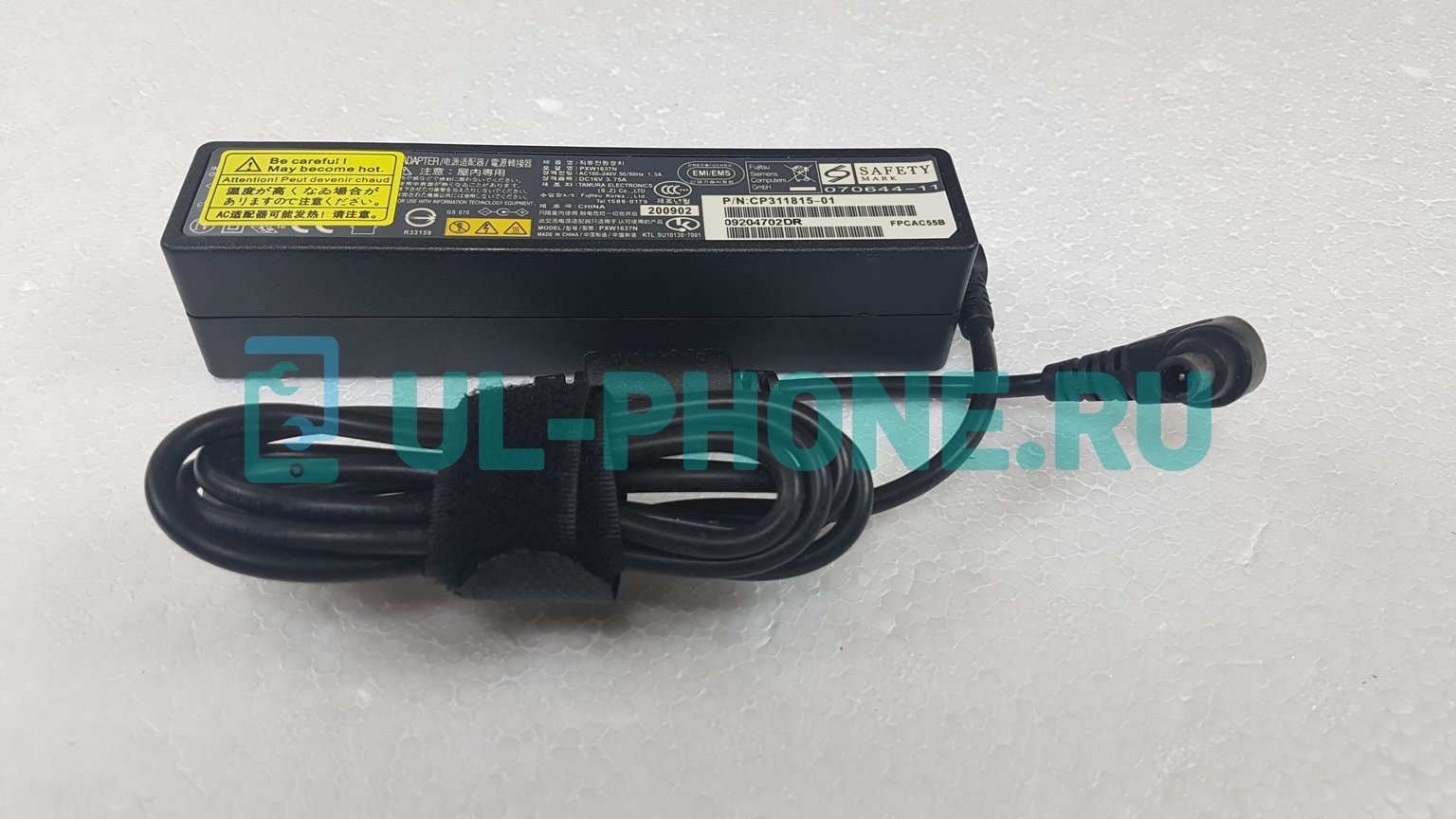 Блок питания для ноутбука Fujitsu 16V, 3.75A, 6.5x4.4мм, 60W
