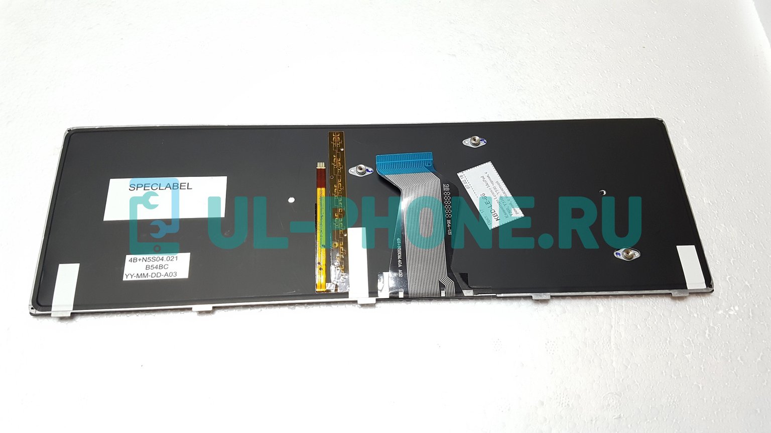Клавиатура для ноутбука Lenovo IdeaPad Y500, Y510p, Y590 черная, с рамкой, с подсветкой