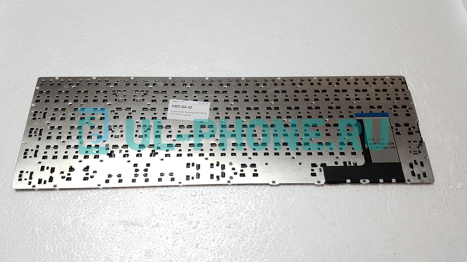 Клавиатура для ноутбука Samsung NP370R5E, NP370R5V, NP450R5E, NP450R5V, NP470R5E, NP510R5E, NP510R5V черная, без рамки 