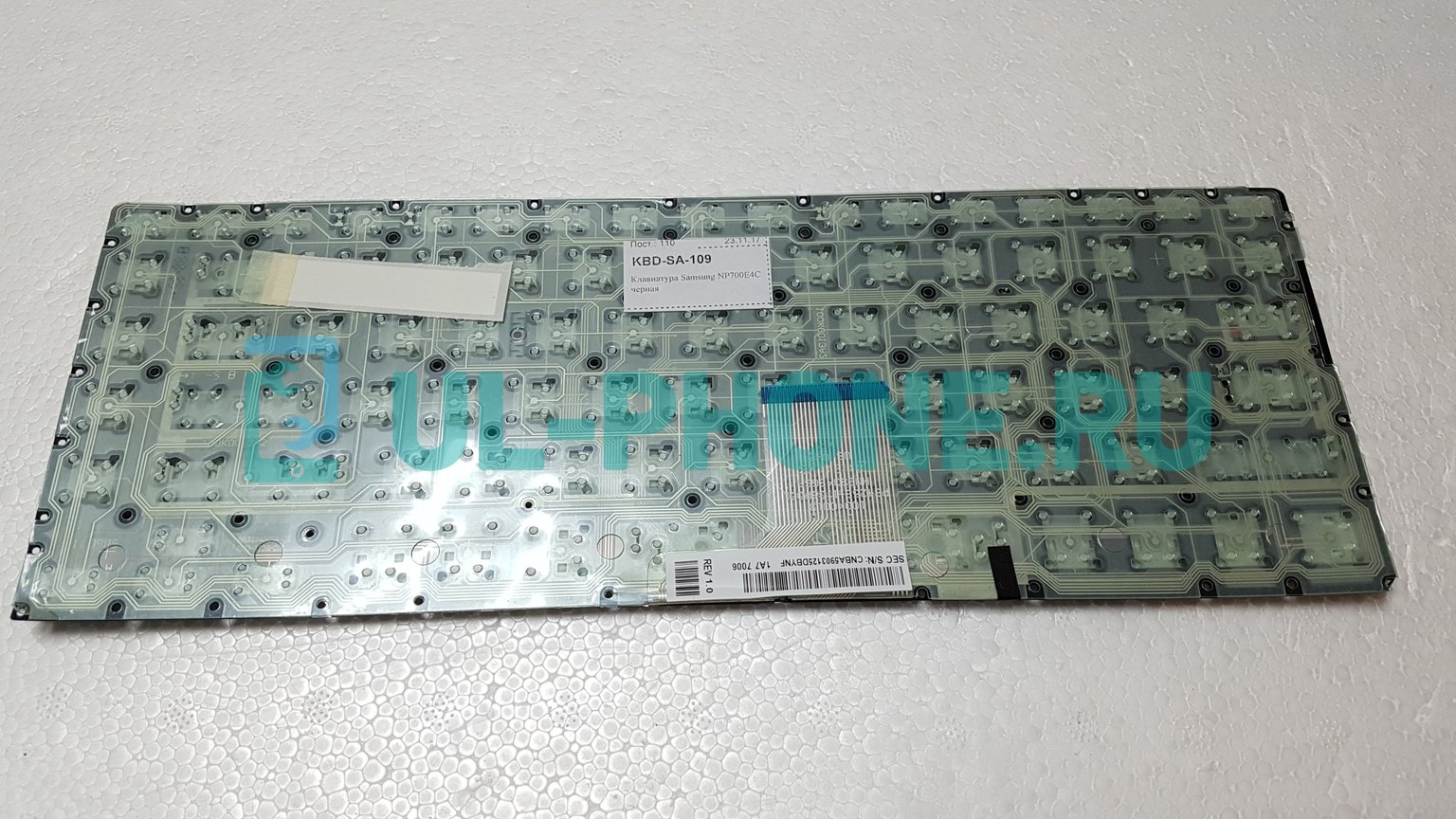 Клавиатура для ноутбука Samsung NP700E4C черная