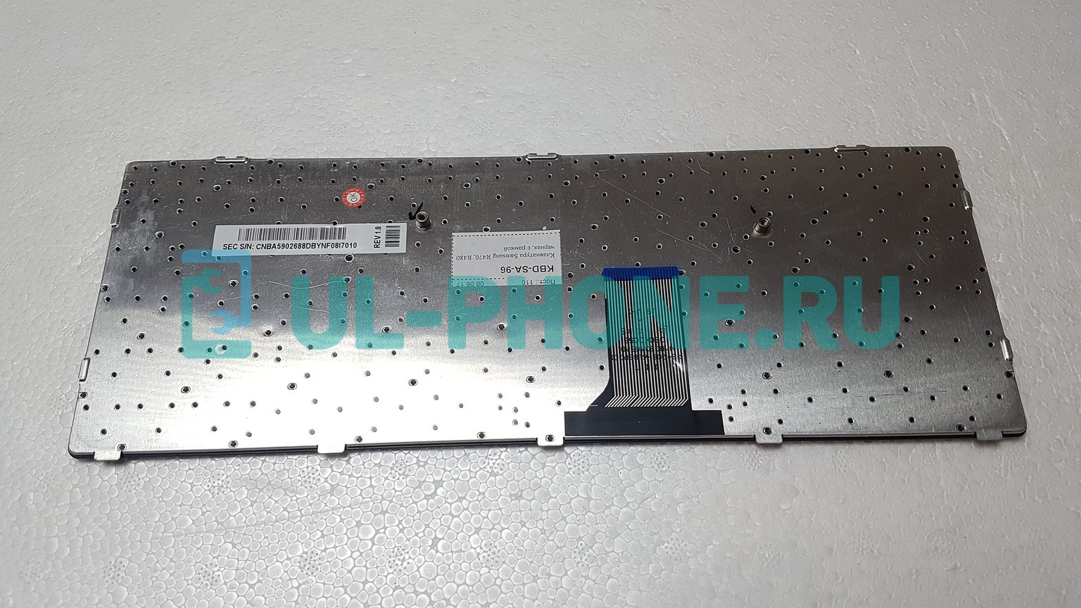 Клавиатура для ноутбука Samsung R470, R480 черная, с рамкой