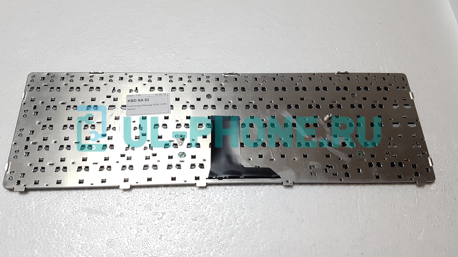 Клавиатура для ноутбука Samsung R580, R590 черная