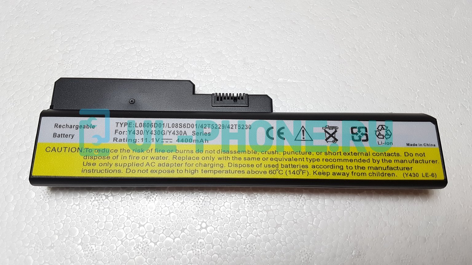 Аккумулятор для ноутбука Lenovo IdeaPad Y430, (121000679, L08O6D01), 4400mAh, 11.1V