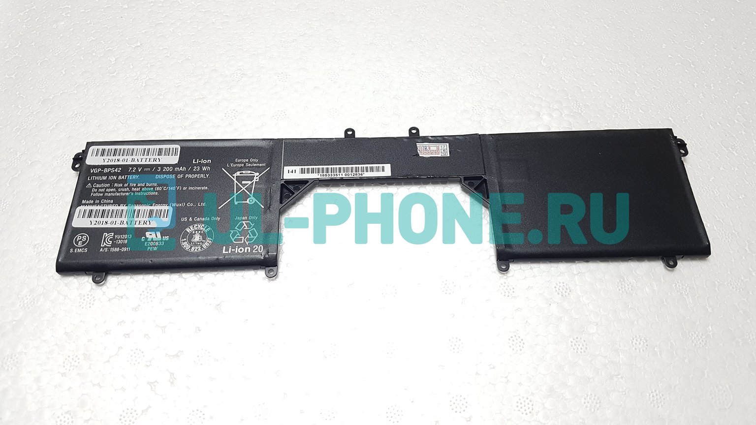 Аккумулятор для ноутбука Sony SVF11, VGP-BPS42, 3200mAh, 7.2V черный, ОРИГИНАЛ