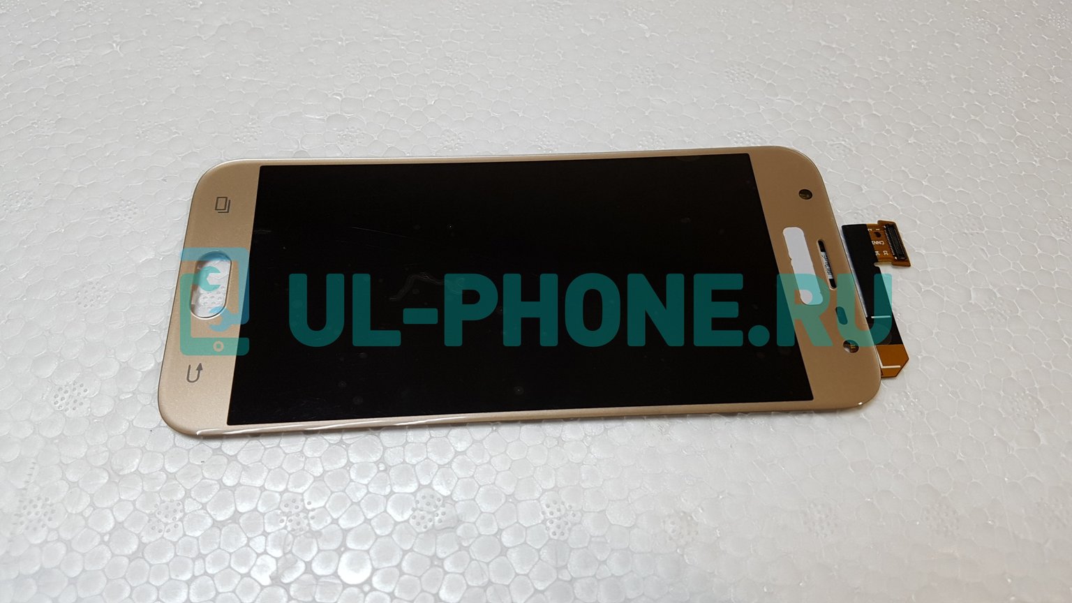Дисплей + тачскрин для SAMSUNG J330 / J3 (2017) ориг, золотой