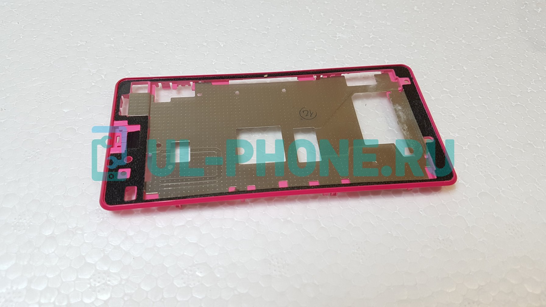 Рамка дисплея для Sony Xperia Z1 compact D5503 (ориг) красная