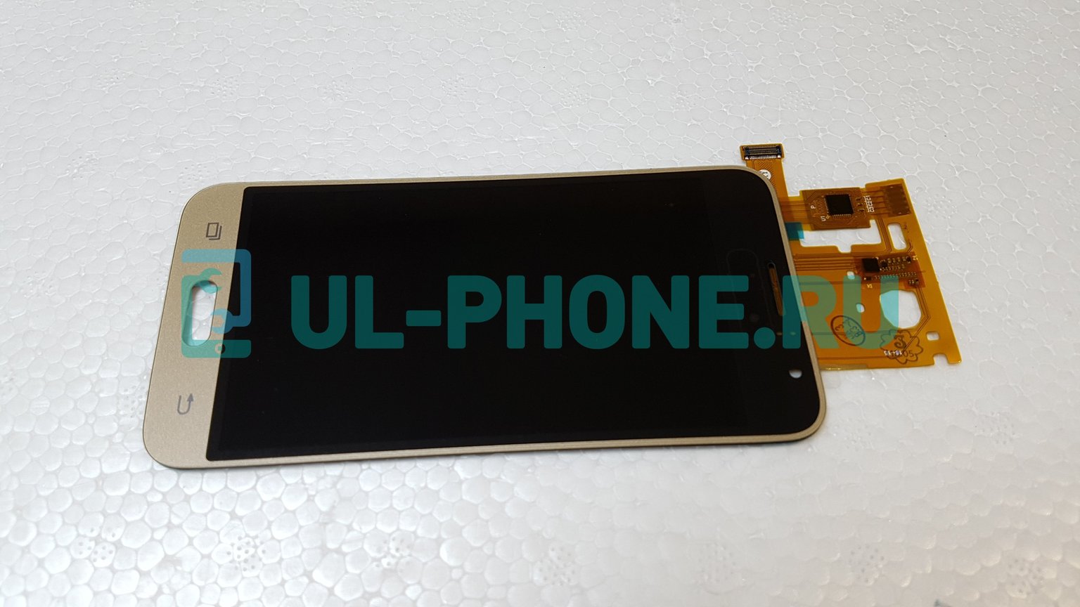 Дисплей + тачскрин для Samsung SM-J120F/H/DS Galaxy J1 (2016) TFT (подсветка регулируется), золотой