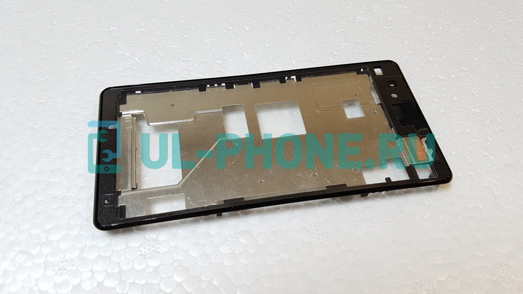 Рамка дисплея для Sony Xperia Z1 compact D5503 (ориг) черная