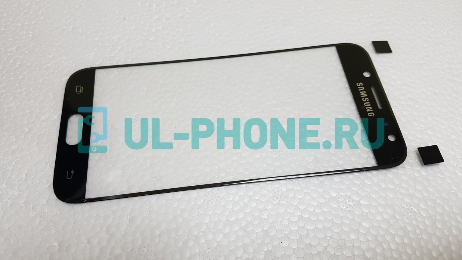 Стекло для Samsung SM-J530 Galaxy J5 (2017) ориг, черное