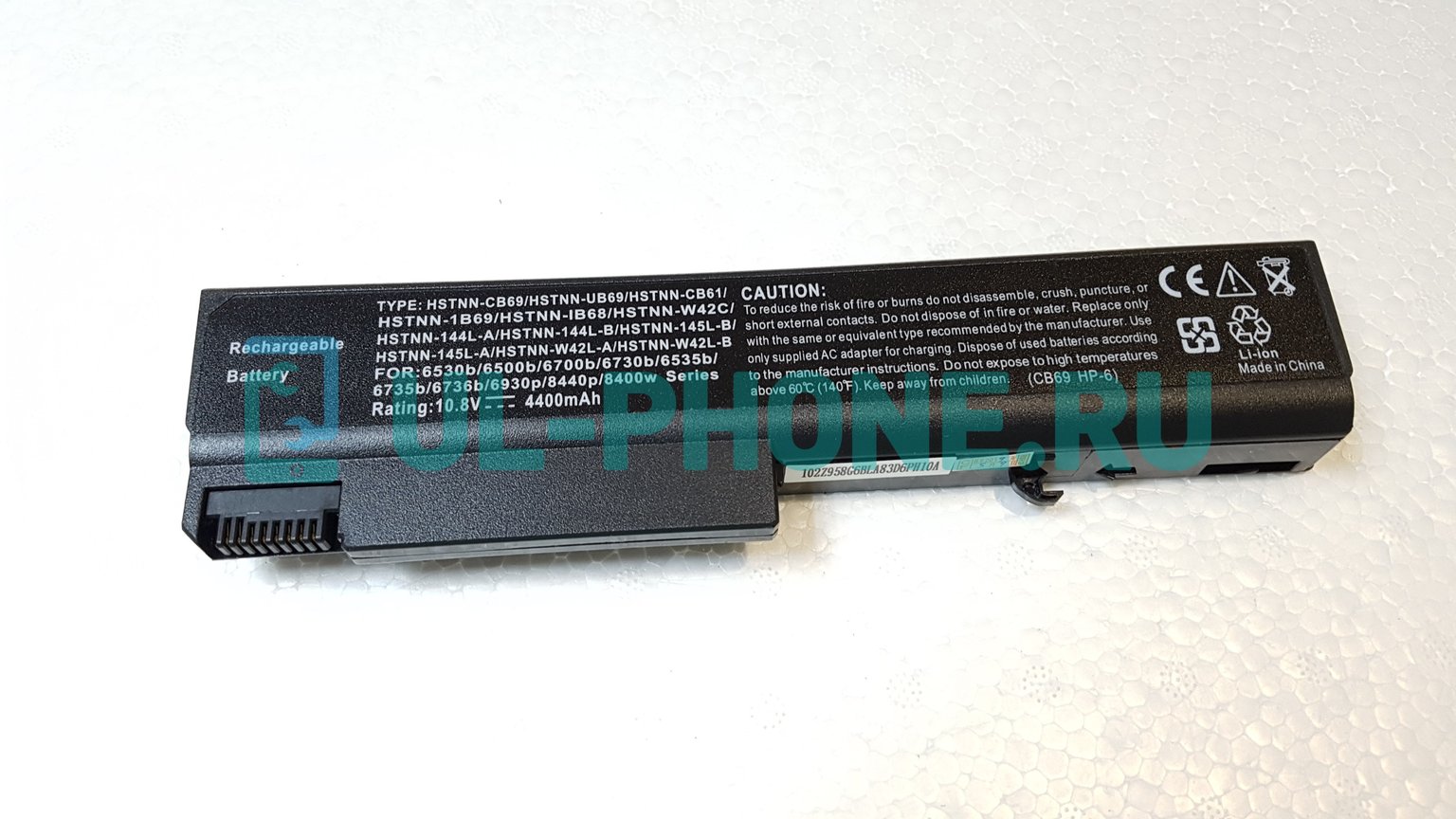 Аккумулятор для ноутбука HP ProBook 6440b, 6445b, 6450b, 6530b, 6535b, 6540b, 6545b, 6550b, 6555b, 6730b, 6735b, 6930b, EliteBook 8440p, 8440w, (AU213AA, HSTNN-CB68), 4400mAh, 10.8V