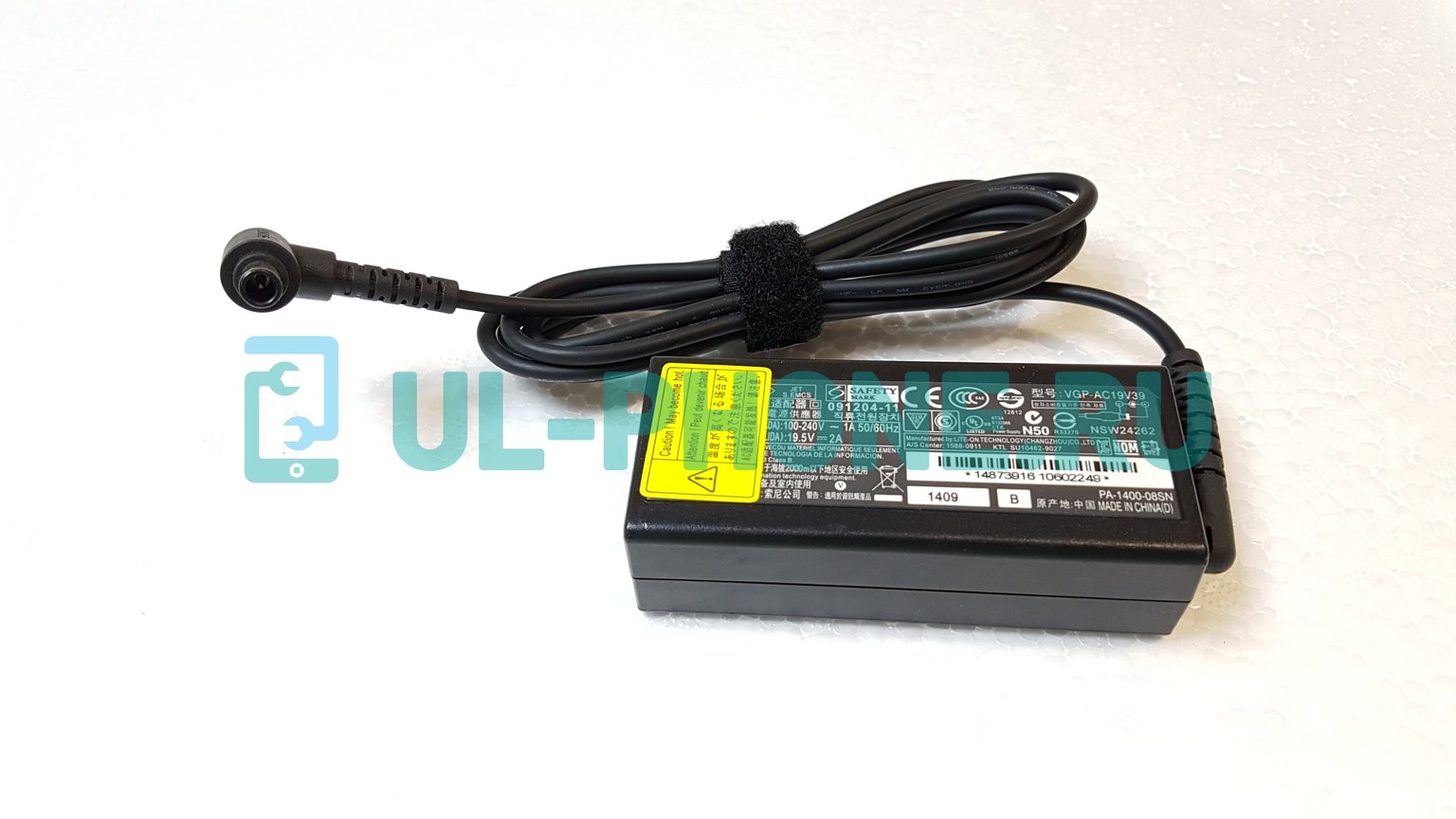 Блок питания для ноутбука Sony 19.5V, 2A, 6.5x4.4мм с иглой, 40W