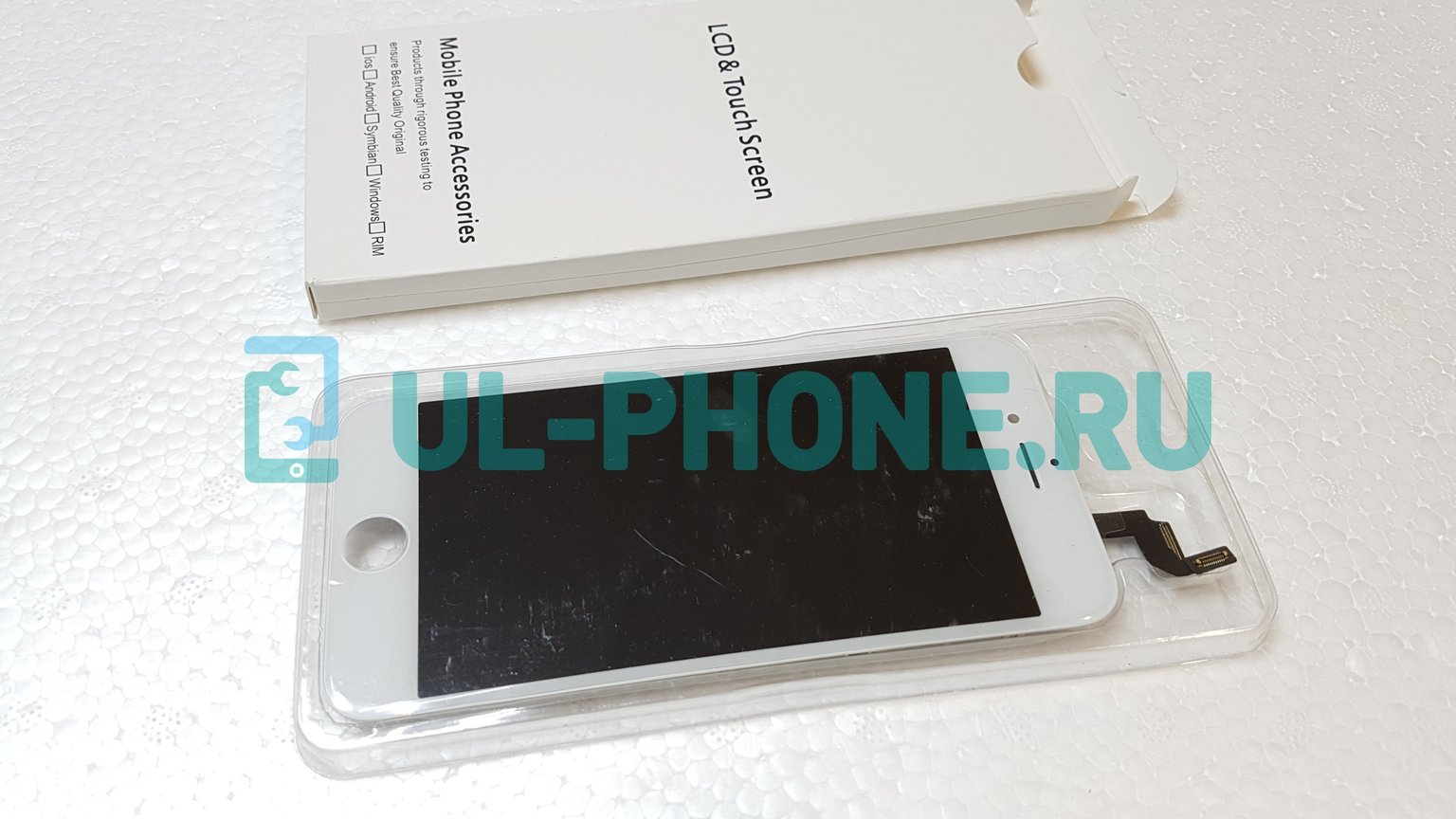 Дисплей + тачскрин для iPhone 6S (ориг, Ref) белый