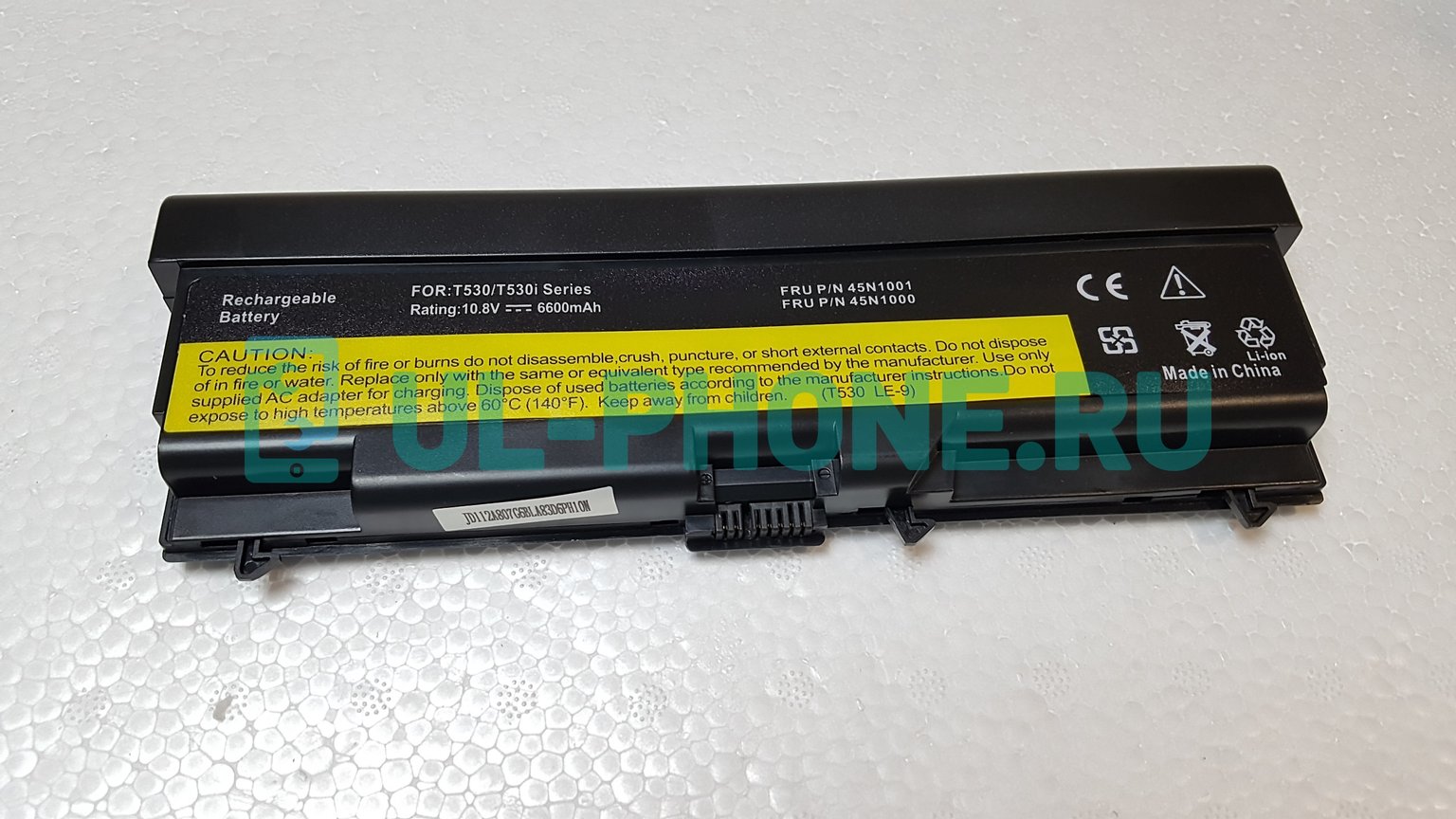 Аккумулятор для ноутбука Lenovo ThinkPad L430, L530, T430, T530, W530, (45N1011), 6600mAh, 11.1V