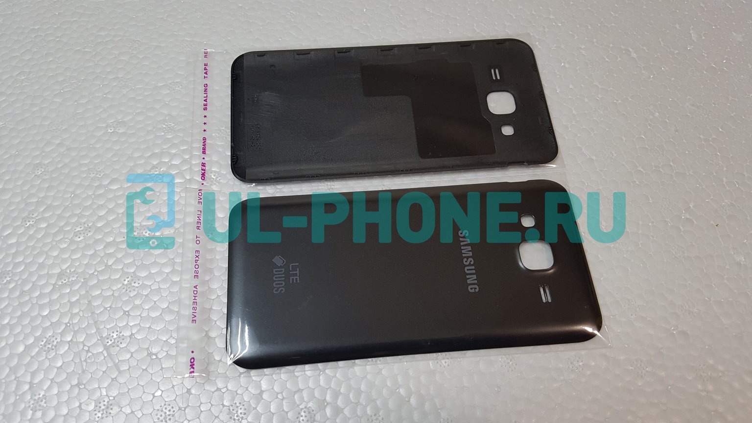 Задняя крышка для Samsung SM-J500H/F Galaxy J5 (черная) ориг